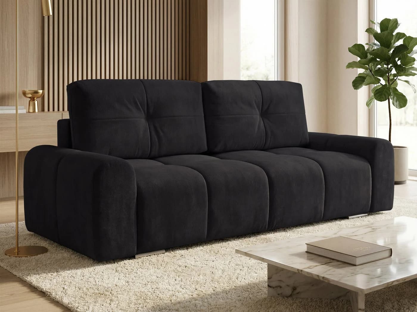 Sofnet Schlafsofa Fluffy mit Bettkasten und Bonellfederkern - Bild 2