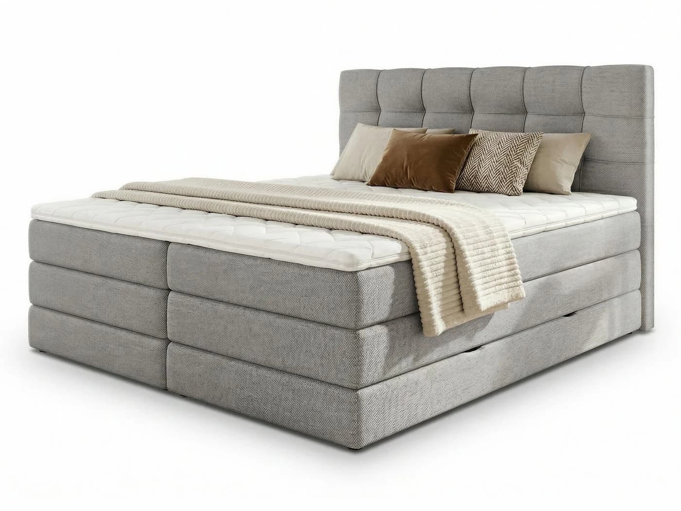 Sofnet Boxspringbett Best XL mit Bettkästen und Topper