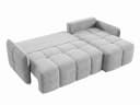 Sofnet Ecksofa Nubo mit Schlaffunktion und Bettkasten Beige Bouclé Bild 3