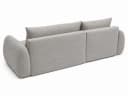 Sofnet Ecksofa Loria mit Schlaffunktion und Bettkasten Beige Bouclé Bild 5