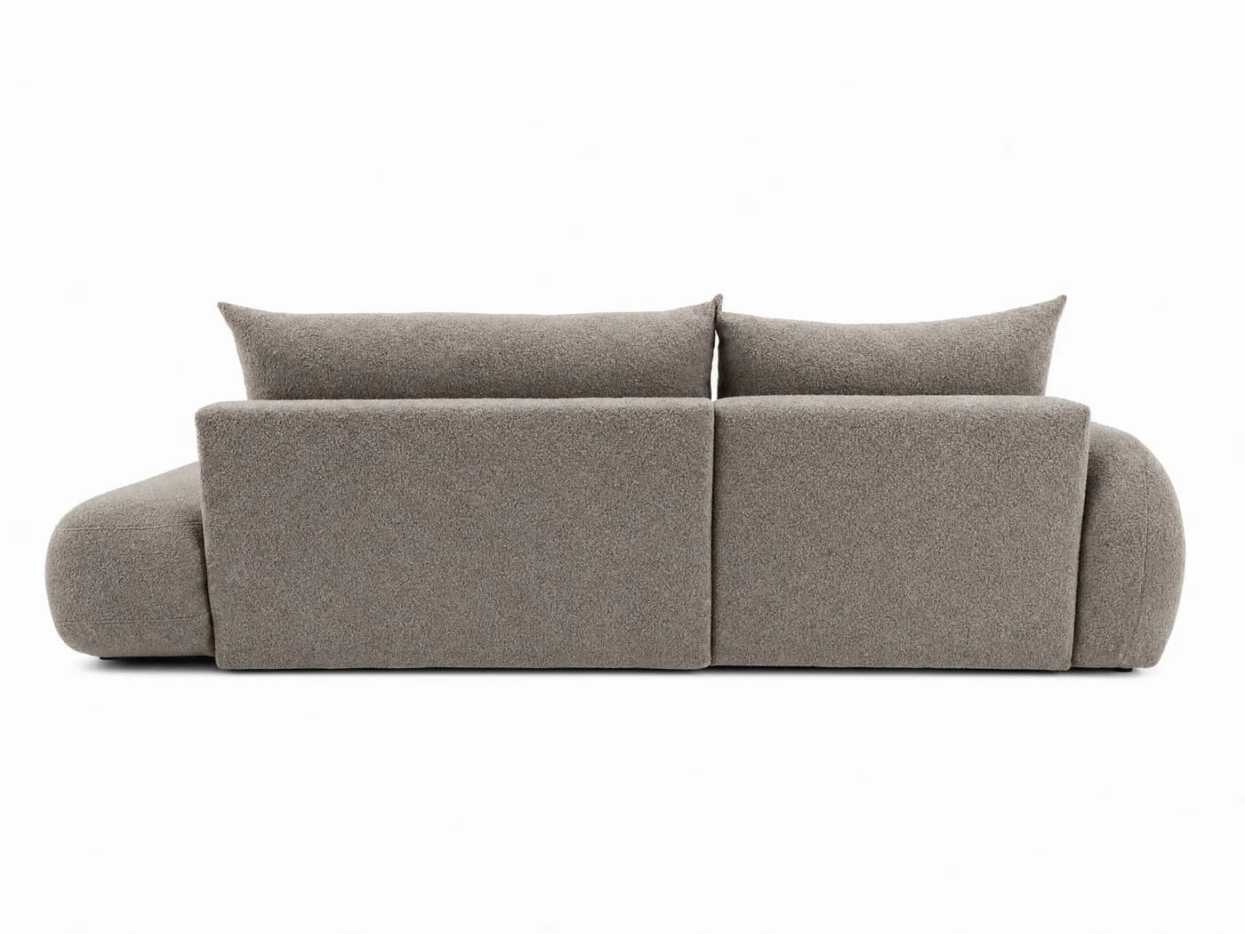 Sofnet Ecksofa Neto L-Form mit Schlaffunktion und Bettkasten Beige Bouclé - Bild 5
