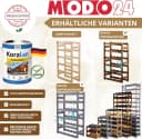 Modo24 Weinregal RW1 Massivholz Kiefernholz 12-91 Flaschen Bild 1