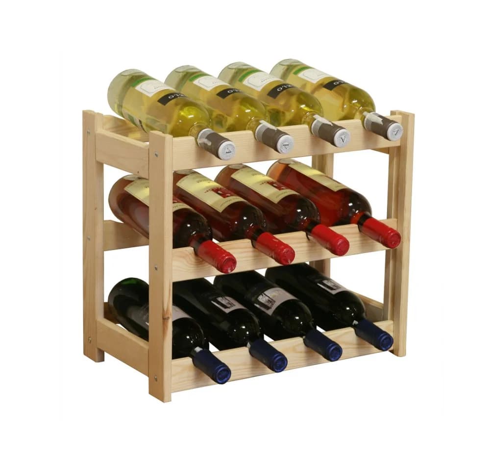 Modo24 Weinregal RW1 Massivholz Kiefernholz 12-91 Flaschen - Bild 2