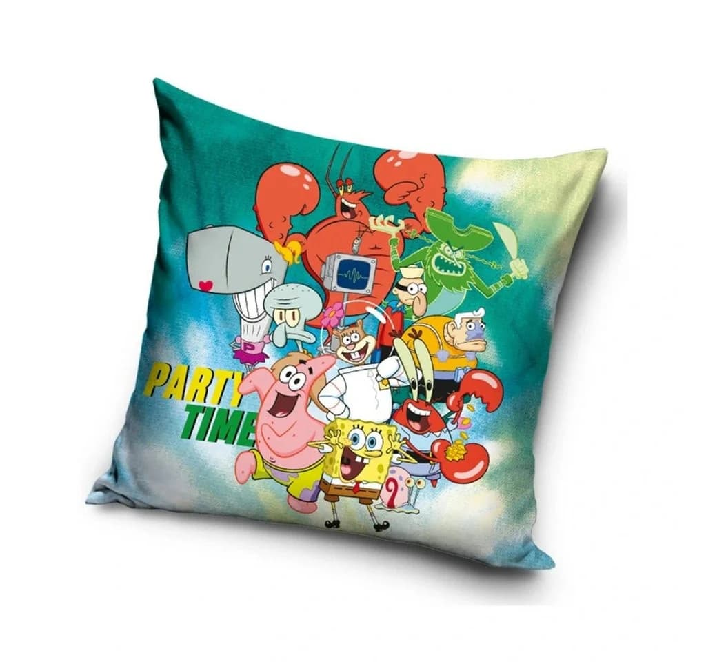 Tinisu Dekokissenbezug Spongebob Schwammkopf 40x40 cm Polyester