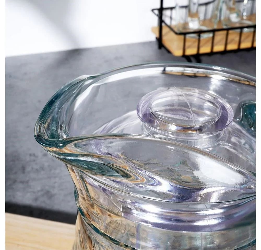 Vilde Glaskrug mit Deckel 1,4 Liter transparent - Bild 4