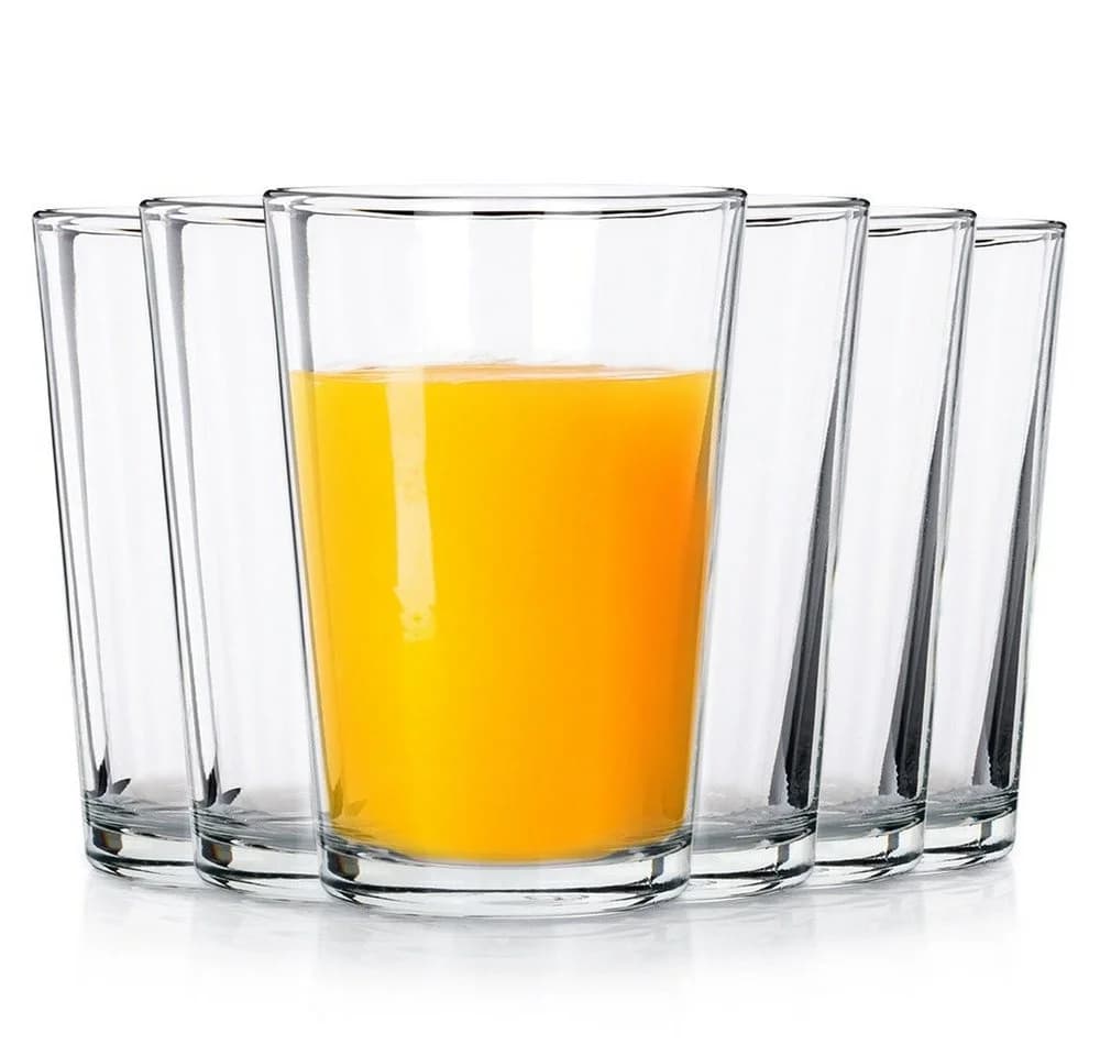Vilde Gläser-Set 6-tlg. Trinkgläser 200ml Glas Klassisch Transparent - Bild 2