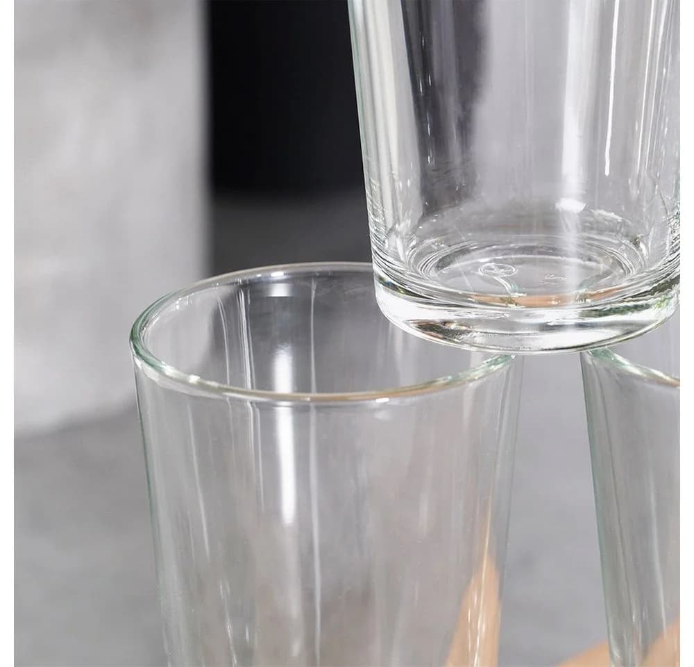 Vilde Gläser-Set 6-tlg. Trinkgläser 200ml Glas Klassisch Transparent - Bild 5