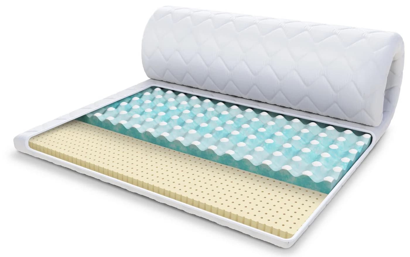 FDM Topper MALTA LATEX Doppelseitig Komfortschaum - Bild 2