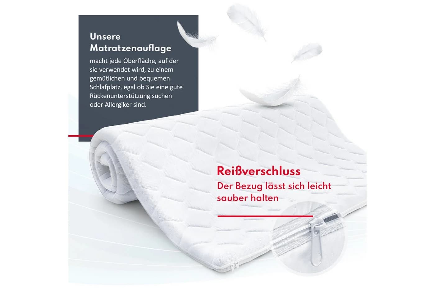 FDM Topper MALTA LATEX Doppelseitig Komfortschaum - Bild 5
