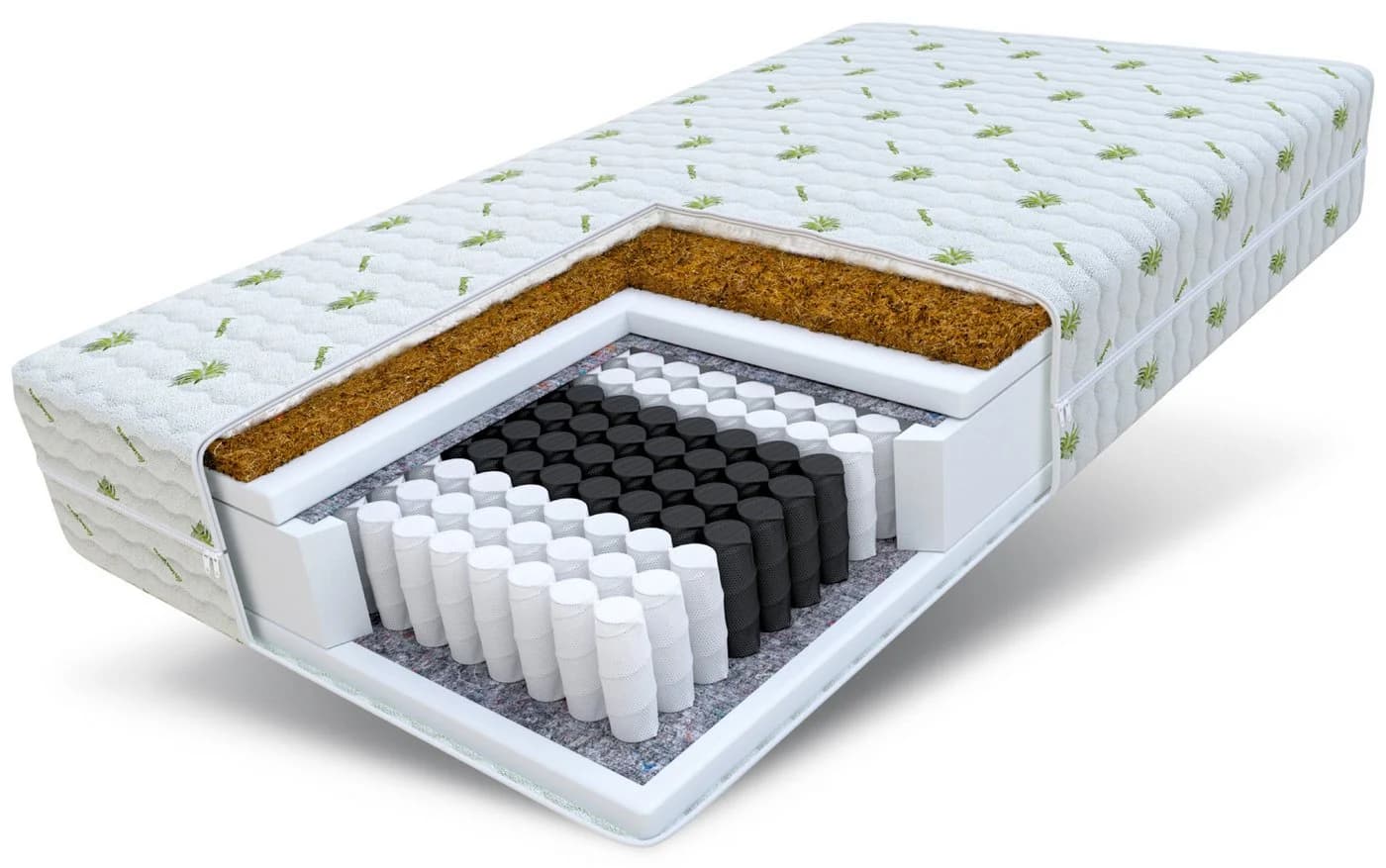 FDM Taschenfederkernmatratze PALOMA 7 Zonen Aloe Vera Bezug - Bild 2