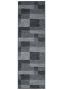 Tapiso Antirutsch Läufer Grau Kurzflor Meterware Bild 1