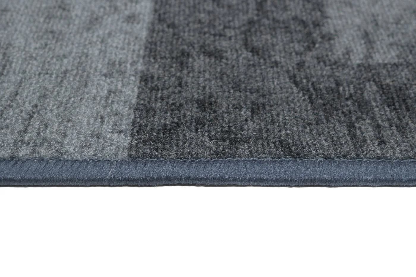 Tapiso Antirutsch Läufer Grau Kurzflor Meterware - Bild 4