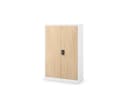 Jan Nowak Aktenschrank KEVIN Metall abschließbar 90x140 cm Weiß Bild 2