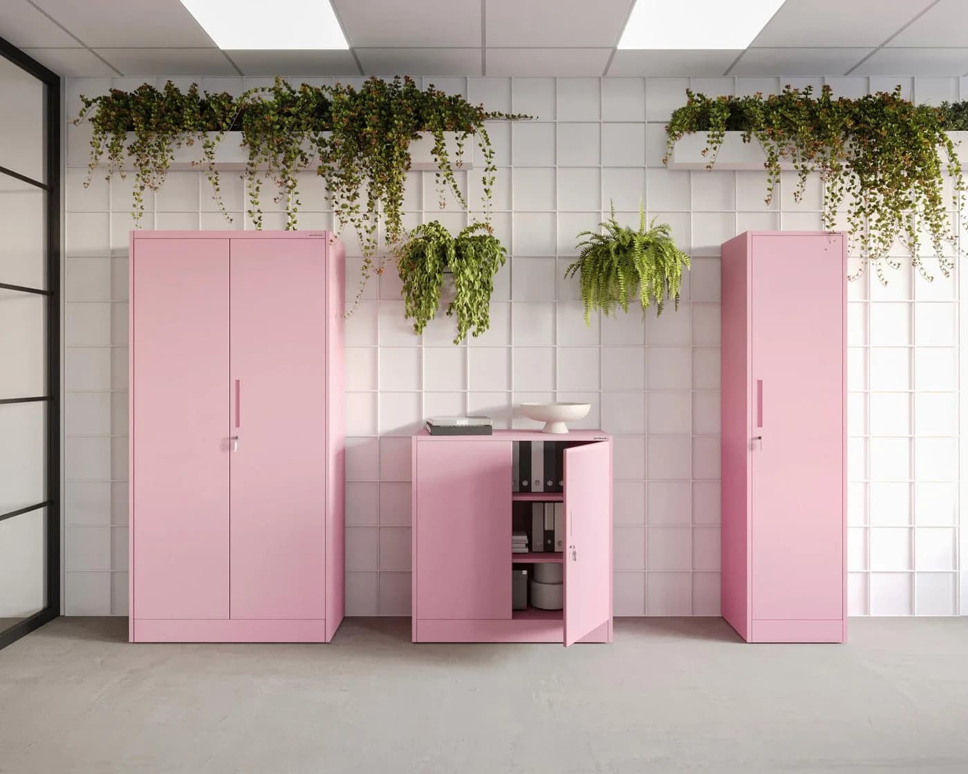 Jan Nowak Aktenschrank Metall Rosa Abschließbar - Bild 4