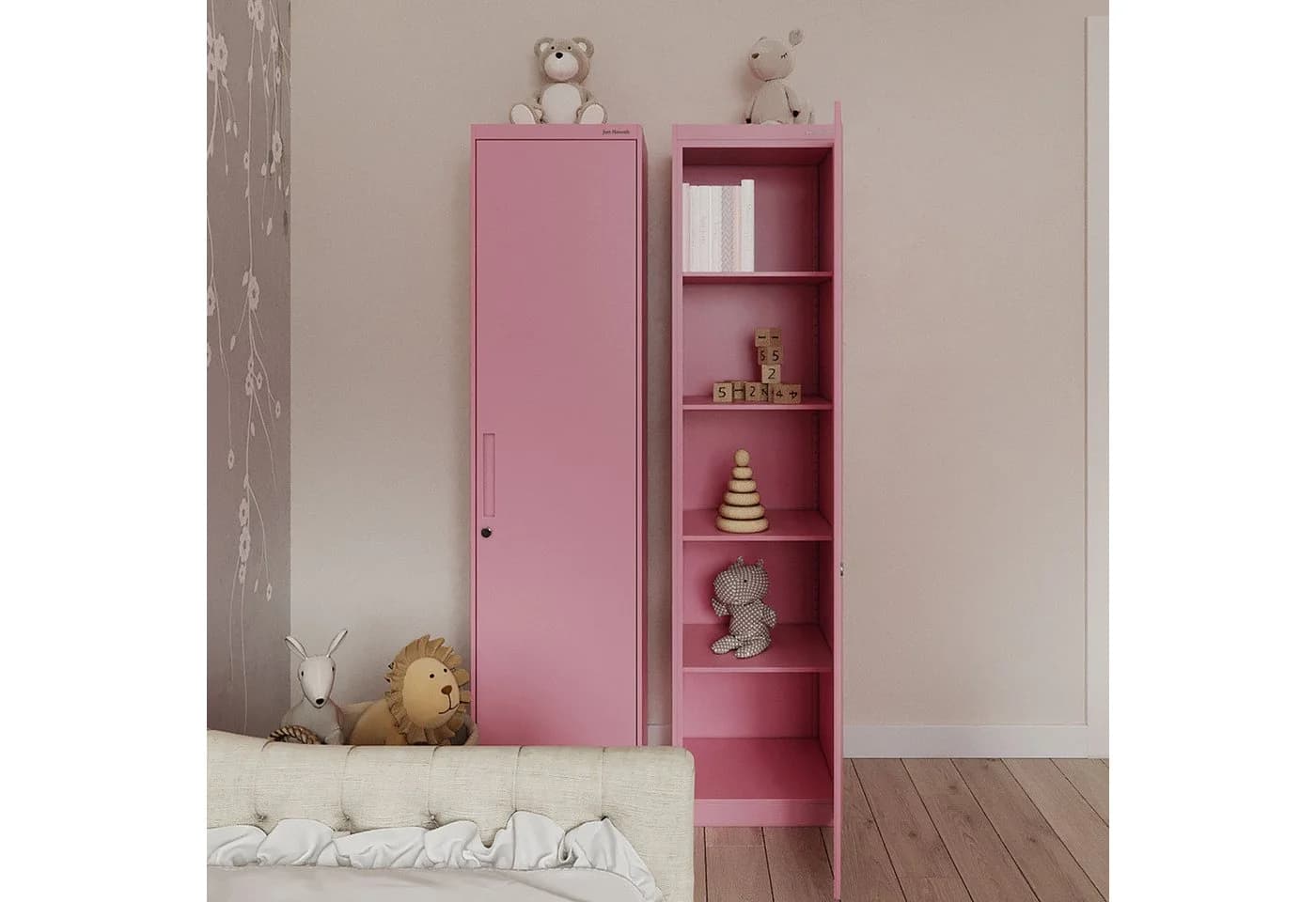 Jan Nowak Aktenschrank ALEX Metall Rosa 45 cm - Bild 4