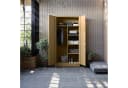 Jan Nowak Mehrzweckschrank DAWID Metall abschließbar 90 cm Beige Bild 3