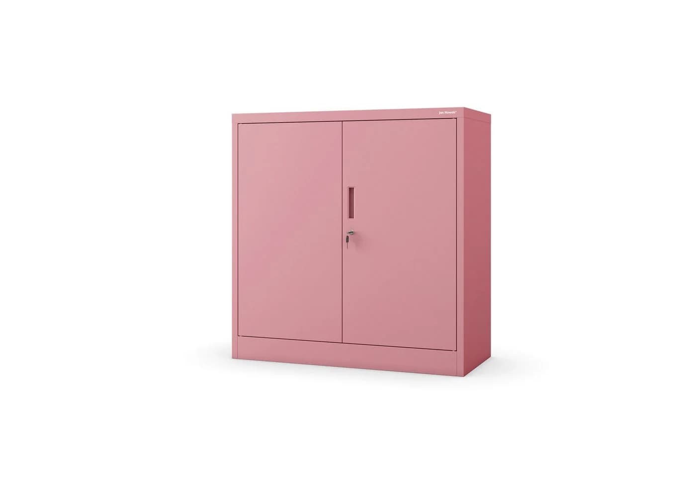 Jan Nowak Aktenschrank Metall Rosa Abschließbar 2 Böden - Bild 2
