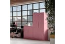 Jan Nowak Aktenschrank Metall Rosa Abschließbar 2 Böden Bild 3
