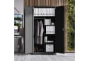 Jan Nowak Mehrzweckschrank Metall DAWID 90 cm Schwarz Abschließbar Bild 5