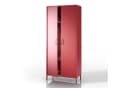 Jan Nowak Kleiderschrank FLAVIO Metall Stahl Rot Sparkling Brilliance Bild 2