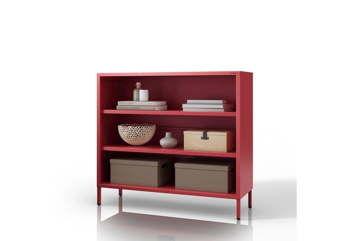 Jan Nowak Sideboard LUCA Metallregal Rot Sparkling Brilliance - Bild 2