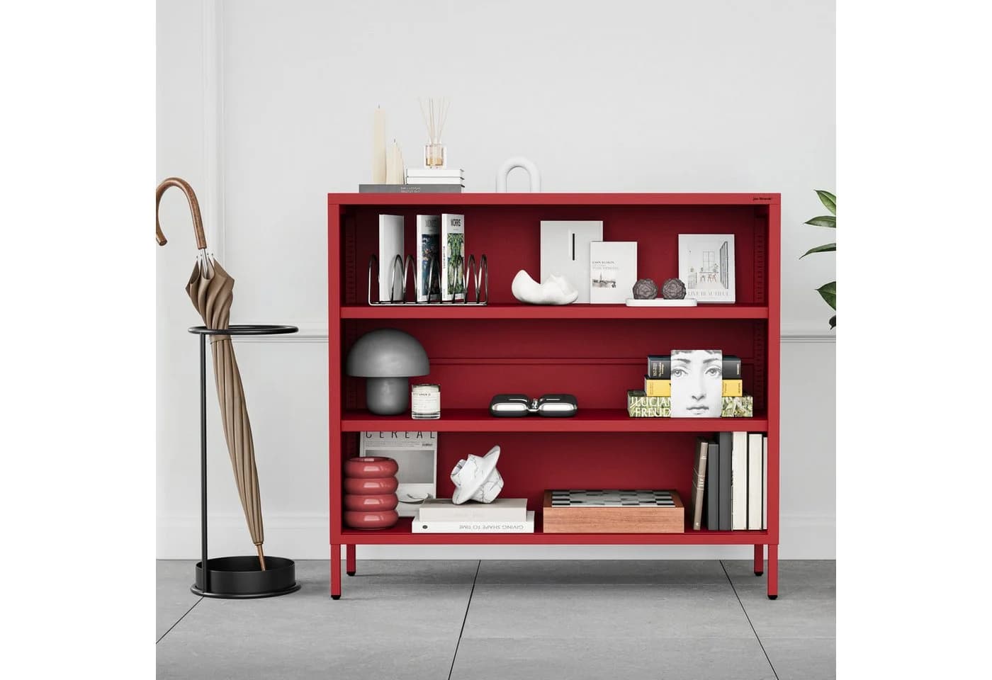 Jan Nowak Sideboard LUCA Metallregal Rot Sparkling Brilliance - Bild 5