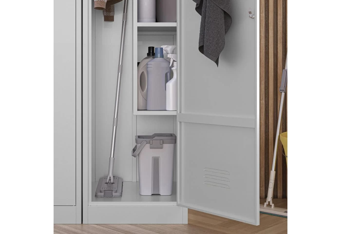 Jan Nowak Mehrzweckschrank Metall Grau 185 cm - Bild 4