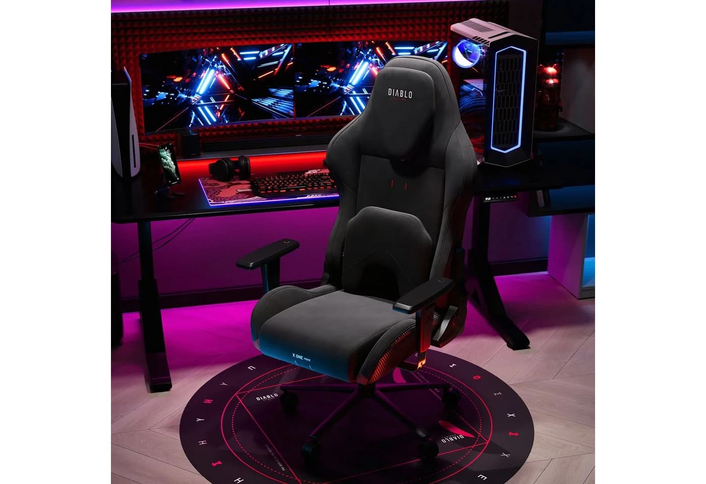 DIABLO CHAIRS Gaming-Stuhl X.One Prime Schwarz CoolComfort - Bild 4