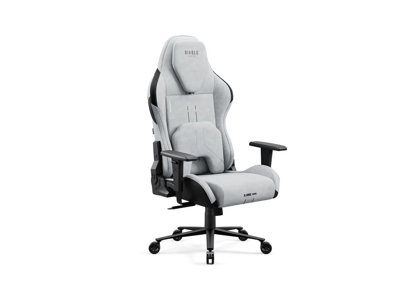 DIABLO CHAIRS X.One Prime Gaming-Stuhl Grau CoolComfort Metallbasis - Bild 2