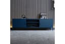 Jan Nowak Lowboard ROSARIA TV-Schrank XL Marineblau Stahl Modern Bild 1