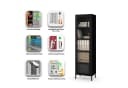 Jan Nowak Vitrine LUIGI Glas Metall Schwarz Sparkling Brilliance Bild 4