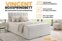 Deine Möbel 24 Boxspringbett VINCENT mit Bettkasten & Topper Bild 3