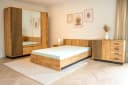 Deine Möbel 24 Schlafzimmer-Set LAMI D 5-tlg. Schwarz/Wotan Eiche Bild 3