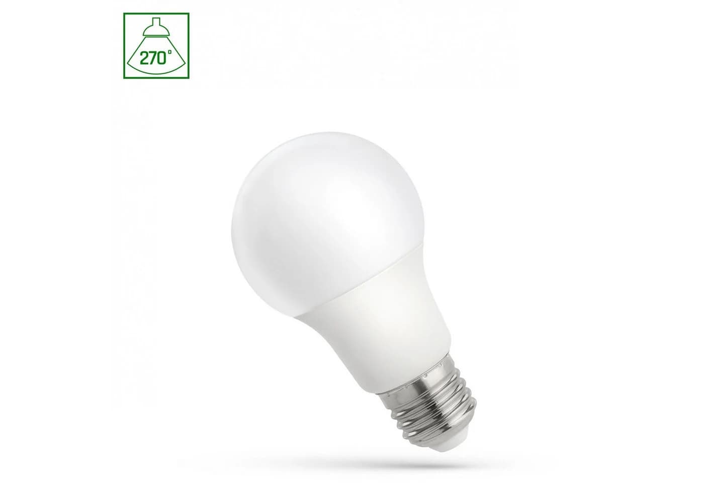 Spectrum LED-Leuchtmittel E27 A60 Birnenform 9W 820lm Warmweiß 3000K