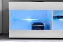 komodee Wandhängeschrank TIVOLI Offene Vitrine Beige/Schwarz Bild 5