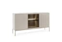 komodee Kommode LAVAL Beige mit Push-to-Open und Lamellenfront Bild 2