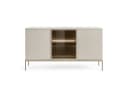 komodee Kommode LAVAL Beige mit Push-to-Open und Lamellenfront Bild 4