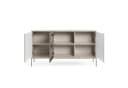komodee Kommode LAVAL Beige mit Push-to-Open und Lamellenfront Bild 5