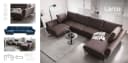 Myhomelando Wohnlandschaft Larco U-Form Blau mit Schlaffunktion & Bettkasten Bild 5