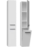 ibonto Badezimmerschrank NEL IV Weiß Modern Bild 1