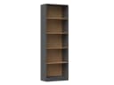 ibonto Bücherregal R-60 Anthrazit/Artisan Eiche Bild 2