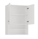 ibonto Hängeschrank Platzsparend mit 2 Regalen Badezimmerschrank Bild 1