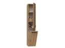 ibonto Hochschrank Badezimmerschrank Weiß Modern Bild 1