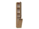 ibonto Hochschrank Badezimmerschrank Weiß Modern Bild 3