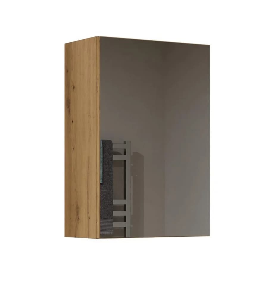 MAGOWA Badezimmerspiegelschrank MAGOR mit Stauraum und Spiegelfront