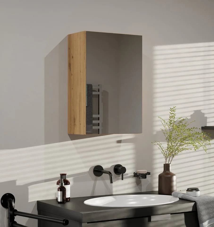 MAGOWA Badezimmerspiegelschrank MAGOR mit Stauraum und Spiegelfront - Bild 3