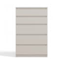MAGOWA Kommode M5 mit 5 Schubladen Beige Push-to-Open Bild 1