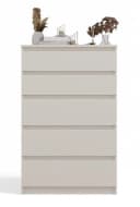 MAGOWA Kommode M5 mit 5 Schubladen Beige Push-to-Open Bild 3