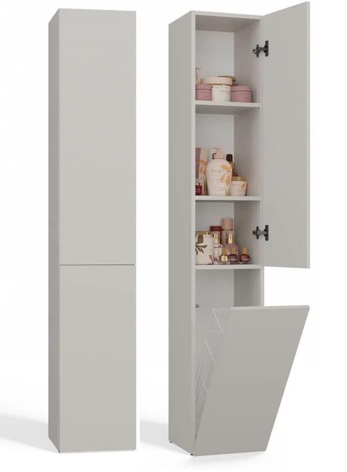 MAGOWA Badezimmerschrank NEL IV Beige Modern & Platzsparend - Bild 2