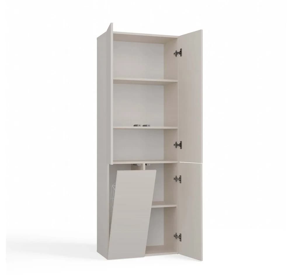 MAGOWA Badezimmerschrank NEL DUO TIP-ON Grifflos Beige